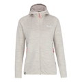 Salewa Hybrid-Fleecejacke Nuvolo Alpinewool mit Kapuze (4-Wege-Stretch, warm, atmungsaktiv) beige Damen